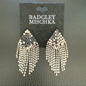 Badgley Mischka SilverDangle Earrings